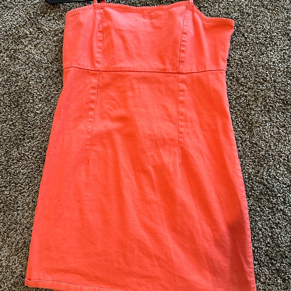 Wild Fable Coral Strapless Dress